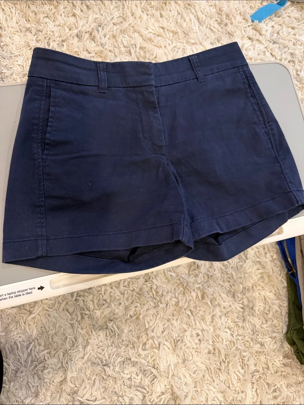 J. Crew Navy Tailored Chino Bermuda Shorts